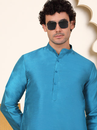 Premium Peacock Silk Kurtas