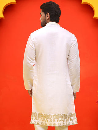 Embroidered Chikankari Kurtas For Men