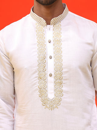 Embroidered Chikankari Kurtas For Men