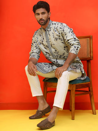 Chikankari Embroidered Kurtas For Men