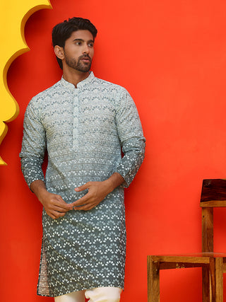Ombre Printed & Embroidered Kurtas