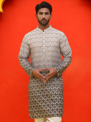 Ombre Printed & Embroidered Kurtas