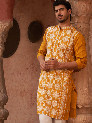 Embroidered Kurtas For Men