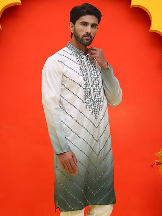 Ombre Printed & Embroidered Kurtas