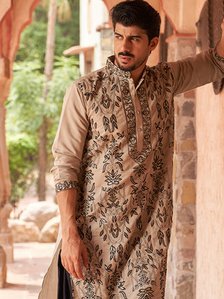 Embroidered & Sequins Kurtas For Men