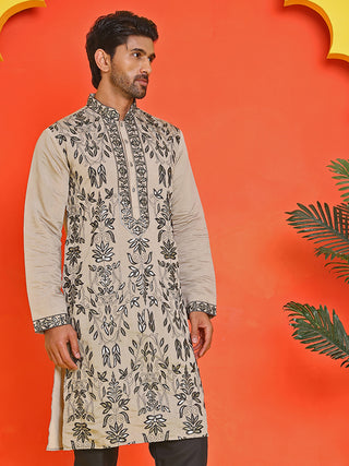 Embroidered & Sequins Kurtas For Men