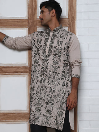 Embroidered & Sequins Kurta For Men