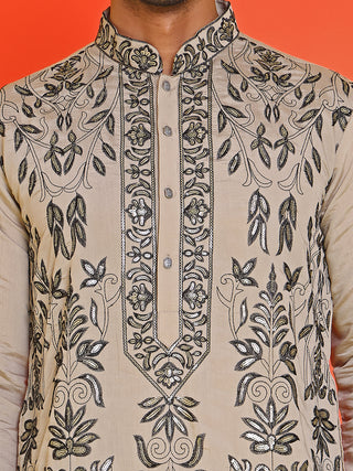 Embroidered & Sequins Kurtas For Men