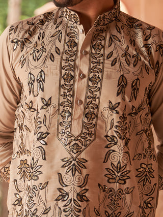 Embroidered & Sequins Kurtas For Men