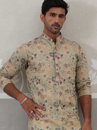 Embroidered Kurta For Men