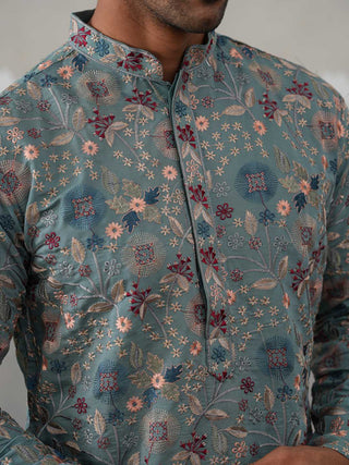 Embroidered Kurta For Men