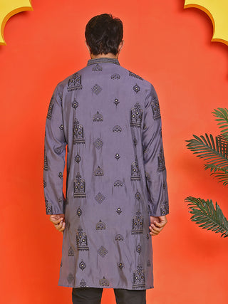 Embroidered Silk Blend Kurtas