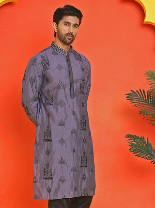 Embroidered Silk Blend Kurtas