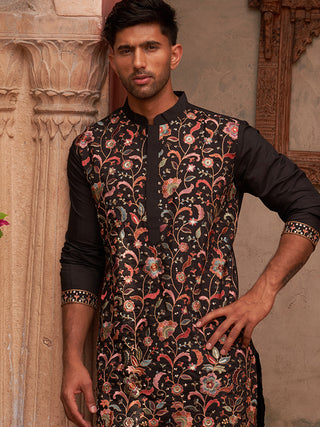 Floral Embroidered Straight Kurtas