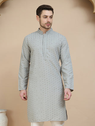 Embroidered Cotton Kurtas for Men
