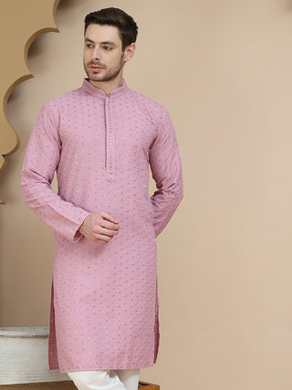 Embroidered Cotton Kurtas for Men