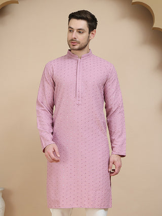 Embroidered Cotton Kurtas for Men