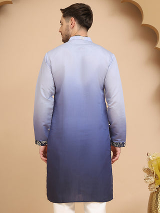 Woven Design Short Kurta for Men