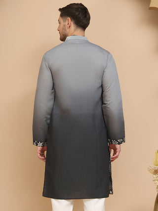 Woven Design Short Kurta for Men