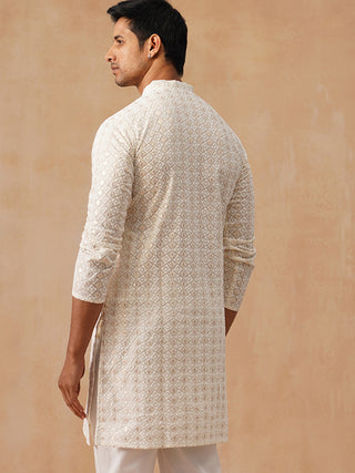 Men’s Ethnic Cotton Embroidered Kurta