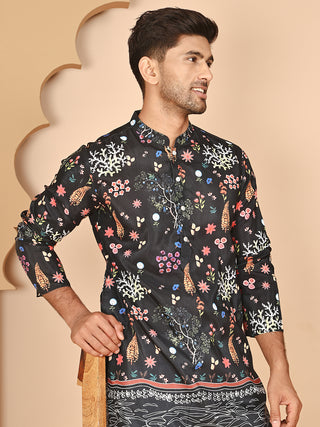 Floral Printed Cotton Blend Kurtas