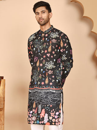 Floral Printed Cotton Blend Kurtas