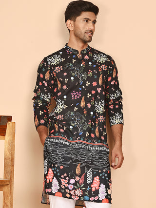 Floral Printed Cotton Blend Kurtas