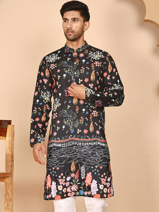 Floral Printed Cotton Blend Kurtas