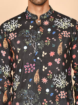 Floral Printed Cotton Blend Kurtas