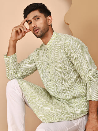 Embroidered Cotton Kurtas