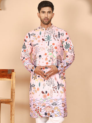 Multicolor Printed Kurtas with Artistic Design