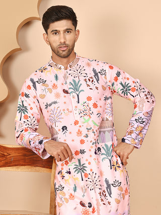 Multicolor Printed Kurtas with Artistic Design