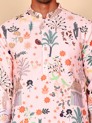 Multicolor Printed Kurtas with Artistic Design