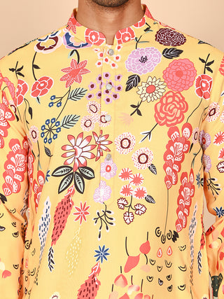 Multicolor Printed Kurtas with Artistic Design