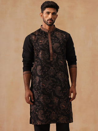 Traditional Embroidered Kurta for Men