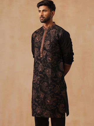 Traditional Embroidered Kurta for Men
