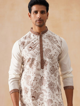 Traditional Embroidered Kurta for Men