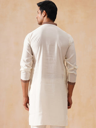Traditional Embroidered Kurta for Men