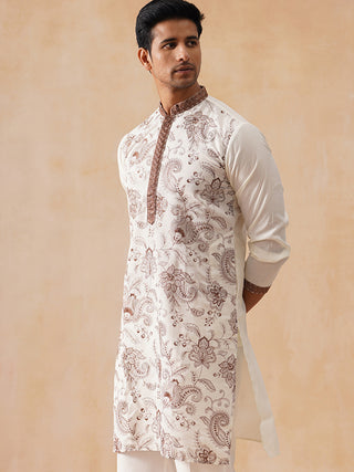 Traditional Embroidered Kurta for Men