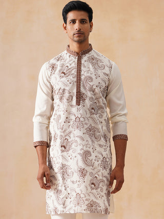 Traditional Embroidered Kurta for Men