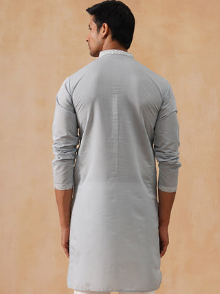 Embroidered Mirror Work Kurta Pyjama
