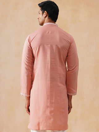 Embroidered Mirror Work Kurta Pyjama