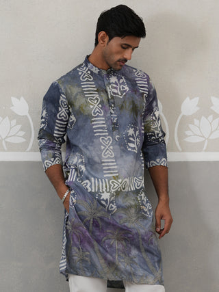 Abstract Ethnic Printed Kurta
