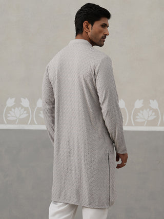 Men Embroidered Viscose Rayon Kurta
