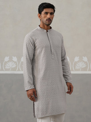 Men Embroidered Viscose Rayon Kurta