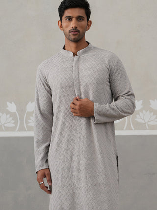 Men Embroidered Viscose Rayon Kurta