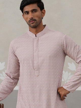 Men Embroidered Viscose Rayon Kurta