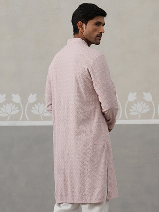 Men Embroidered Viscose Rayon Kurta