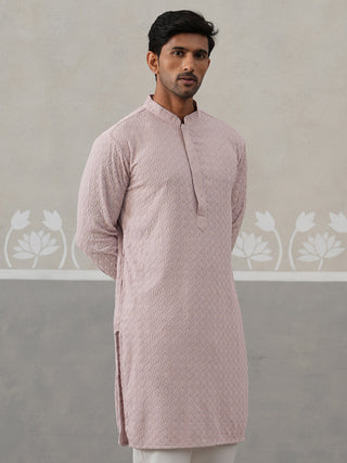 Men Embroidered Viscose Rayon Kurta