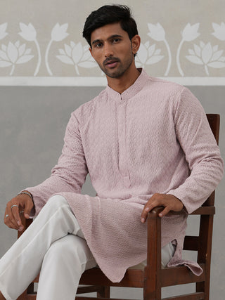 Men Embroidered Viscose Rayon Kurta